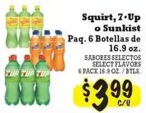 La Michoacana Squirt 7-Up o Sunkist offer