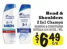 La Michoacana Head & Shoulders 2 In 1 Champú Shampoo & Conditioner offer