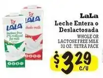 La Michoacana Lala whole milk offer