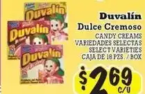 La Michoacana Duvalin Dulce Cremoso offer