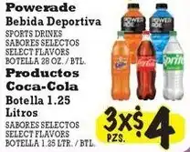 La Michoacana Powerade sports drinks offer