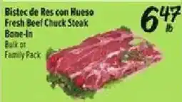 Fiesta Mart Fresh Beef Chuck Steak offer