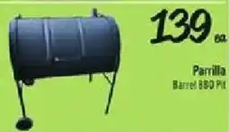 Fiesta Mart Parrilla Barrel BBQ Pit offer