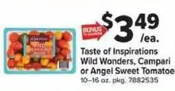 Giant Food Taste of Inspirations Wild Wonders, Campari or Angel Sweet Tomatoe offer