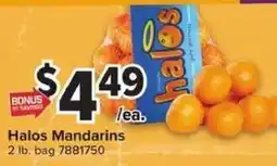 Giant Food Halos Mandarins offer