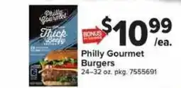 Giant Food Philly Gourmet Burgers offer