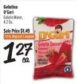 El Super D'Gari gelatin dessert offer