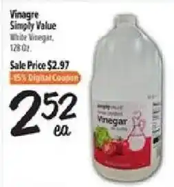 El Super Vinegar Simply Value White Vinegar offer