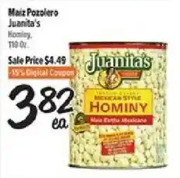 El Super Juanita's Mexican Style Hominy offer