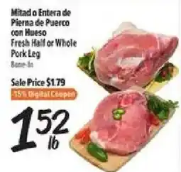 El Super Fresh Half or Whole Pork Leg offer