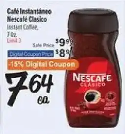 El Super Nescafe classic instant coffee offer