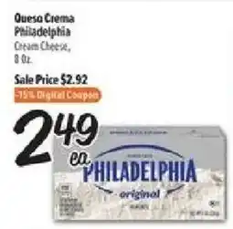 El Super Philadelphia cream cheese offer