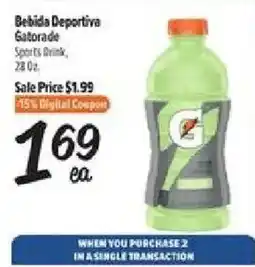 El Super Gatorade sports drink offer