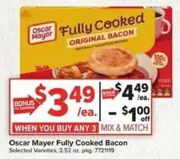Giant Food Oscar Mayer Fully Cooked Bacon offer