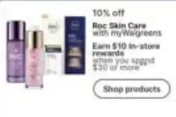 Walgreens Roc Skin Care offer