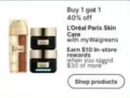 Walgreens L'Oreal Paris Skin Care offer