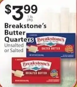 Associated Breakstone's Butter Quarters offer