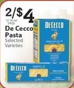 Associated De Cecco Pasta Selected Varieties offer