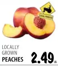 Karns Locally Grown Peaches offer