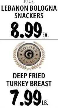 Karns Golden Legacy deep fried turkey breast offer