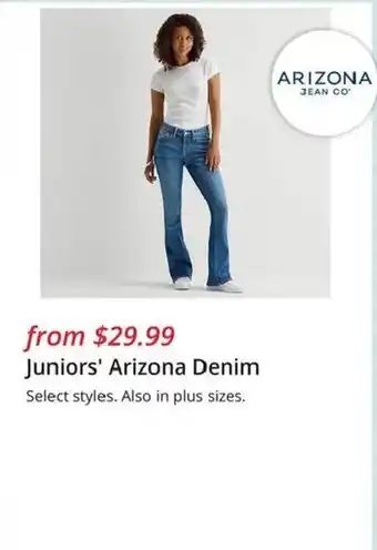 Juniors' Arizona Denim