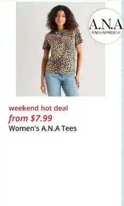 JC Penney Women's A.N.A Tees offer