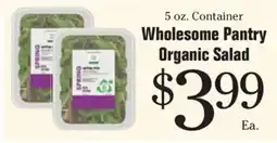 Morton Williams Wholesome Pantry Organic Salad offer