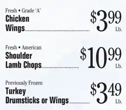 Morton Williams Fresh Grade A Chicken Wings offer