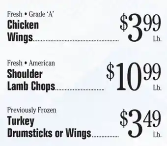Morton Williams Fresh Grade A Chicken Wings offer