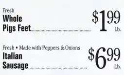 Morton Williams Fresh Whole Pigs Feet offer