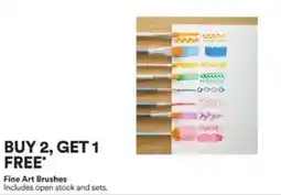 Michaels Fine Art Brushes offer