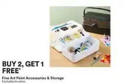 Michaels Fine Art Paint Accessories & Storage offer