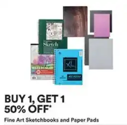 Michaels Fine Art Sketchbooks and Paper Pads offer