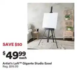 Michaels Artist's Loft™ Gigante Studio Easel offer