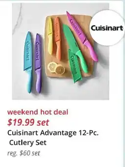 JC Penney Cuisinart Advantage 12-Pc. Cutlery Set offer