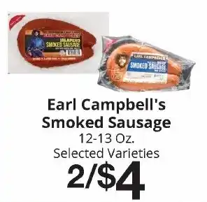 Earl Campbell's Smoked Sausage