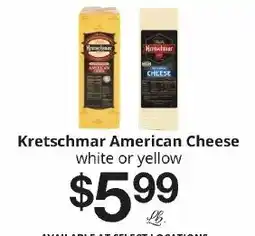Hays Supermarket Kretschmar American Cheese offer