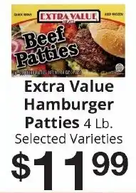 Hays Supermarket Extra Value Hamburger Patties offer