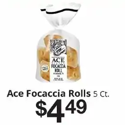 Hays Supermarket Ace Focaccia Rolls offer