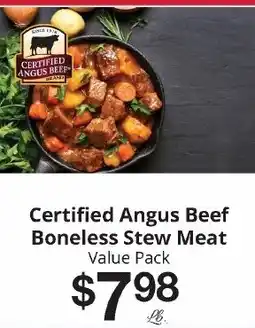 Hays Supermarket Certified Angus Beef Boneless Stew Meat offer
