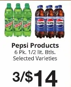 Hays Supermarket Pepsi Products offer