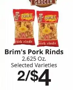 Hays Supermarket Brim's Pork Rinds offer