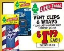 Ollie's Little Trees Vent Clips & Wraps offer