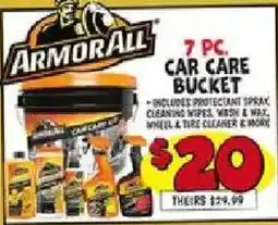 Ollie's Armor All 7 pc. car care bucket offer