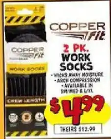 Ollie's Copper Fit work socks offer