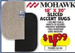 Ollie's Mohawk sliced accent rugs offer