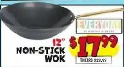 Ollie's Everyday by Martha Stewart non-stick wok offer