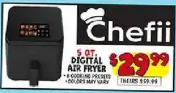 Ollie's Chefii digital air fryer offer