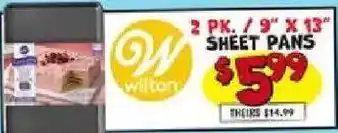 Ollie's Wilton sheet pans offer