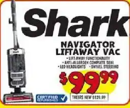Ollie's Shark navigator liftaway vac offer